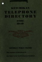 Telephone directory front cover